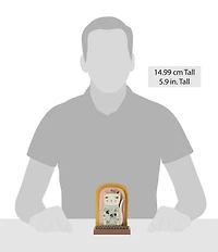 Allen Designs Purrfect Time Wood Desk Clock