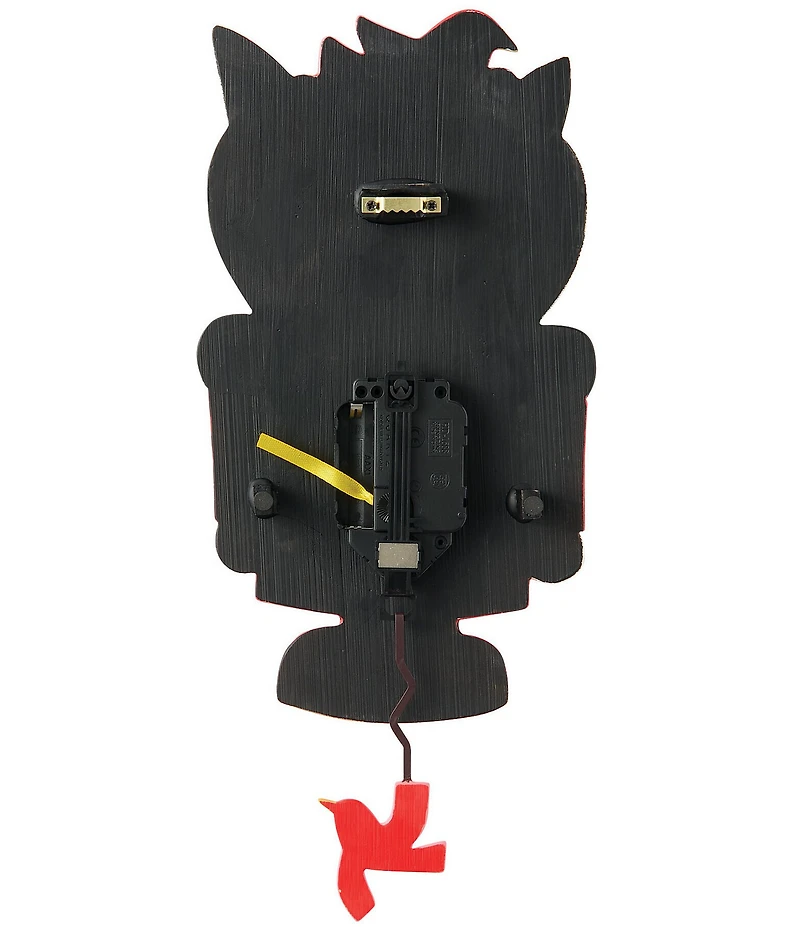 Allen Designs Such Nuts Cat Wall Clock