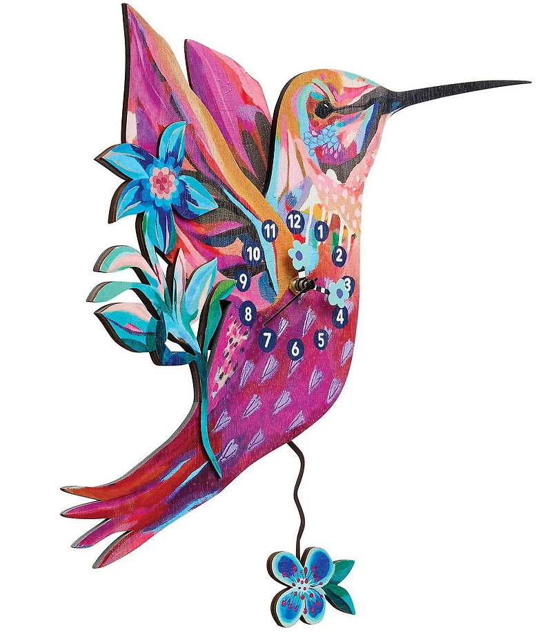 Allen Designs Sweet Nectar Wood Wall Clock