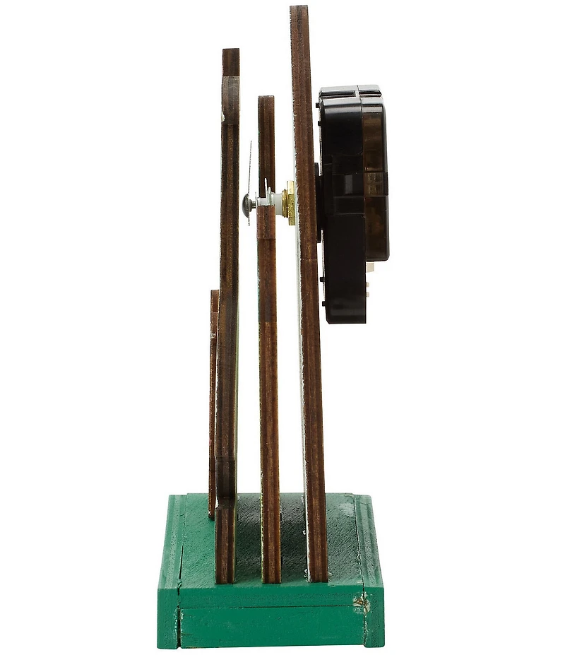 Allen Designs Tee Time Wood Desk Clock