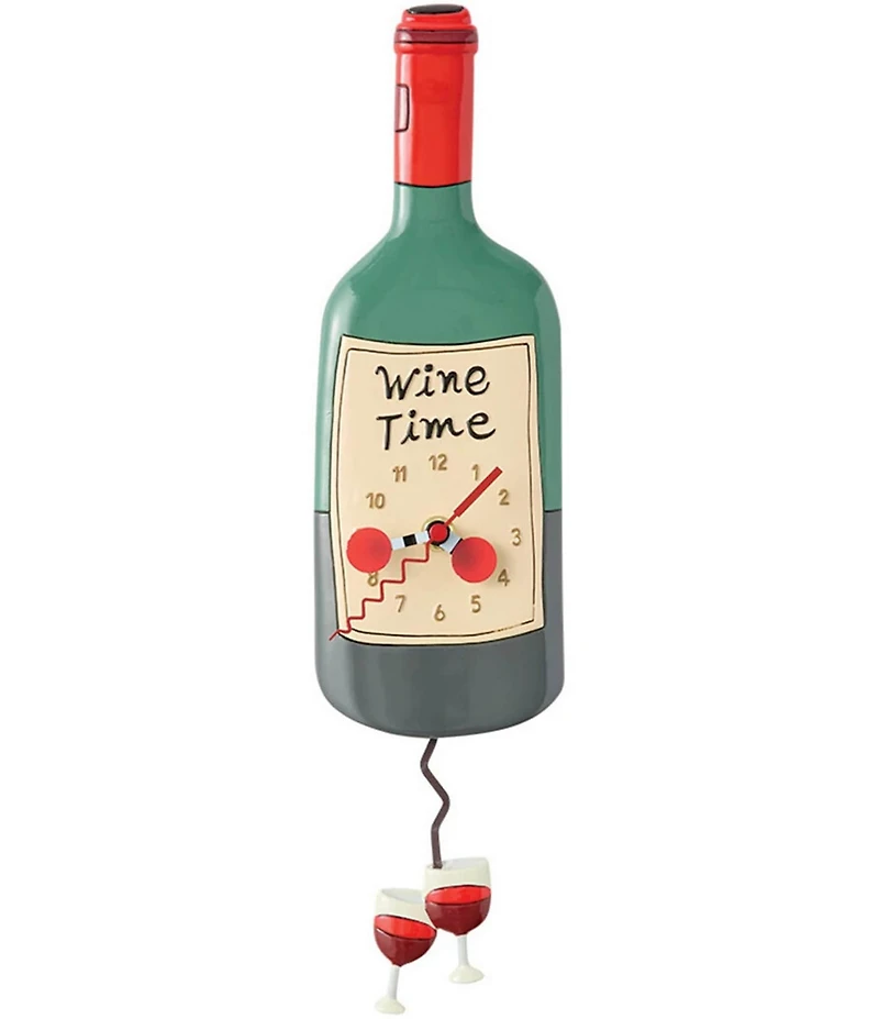 Allen Designs Time For Wine Wall Clock