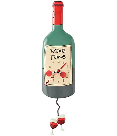 Allen Designs Time For Wine Wall Clock