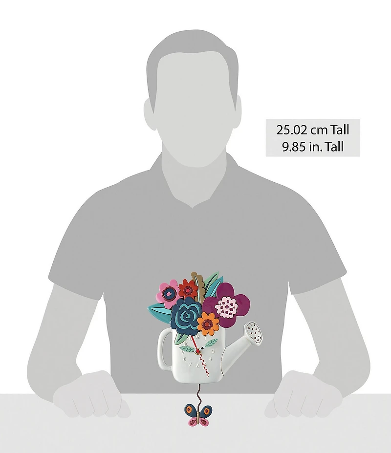 Allen Designs Time To Bloom Wall Clock