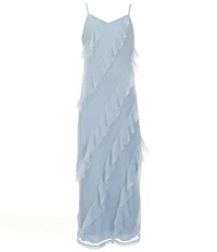 Allison & Kelly Big Girls Heat-Sealed Rhinestone-Studded Long Dress