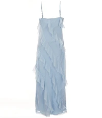 Allison & Kelly Big Girls Heat-Sealed Rhinestone-Studded Long Dress