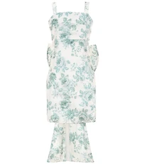 Allison & Kelly Big Girls Sleeveless Floral-Toile-Printed Bow-Back Dress