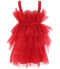 Allison & Kelly Big Girls Sleeveless Tulle Fit-And-Flare Dress