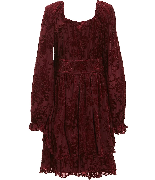 Allison & Kelly Sleeveless Burnout Lace V-Neck Long Dress | Liberty Center Allison & Kelly Sleeveless Burnout Lace V-Neck Long Dress | Liberty Center