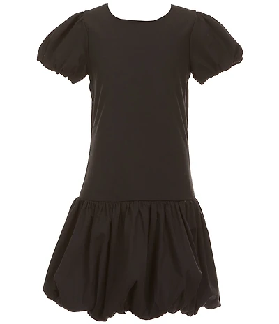 Allison & Kelly Big Girls Short Sleeve Bubble Poplin Dress