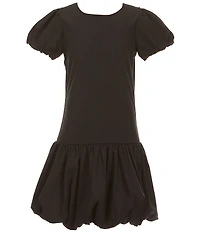 Allison & Kelly Big Girls Short Sleeve Bubble Poplin Dress