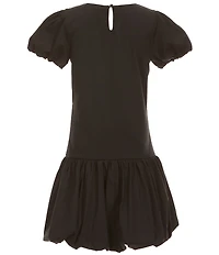 Allison & Kelly Big Girls Short Sleeve Bubble Poplin Dress