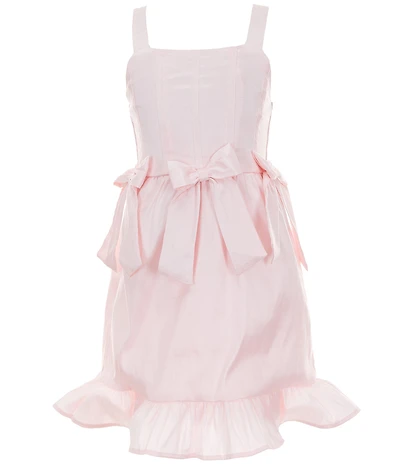 Allison & Kelly Big Girls Sleeveless Bow-Accented Taffeta Minidress