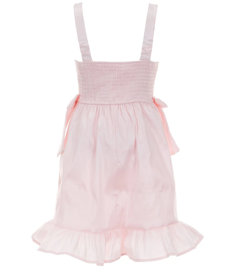 Allison & Kelly Big Girls Sleeveless Bow-Accented Taffeta Minidress