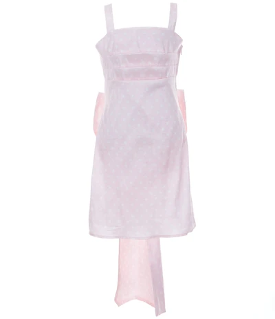Allison & Kelly Big Girls Sleeveless Dotted Bow-Back Dress