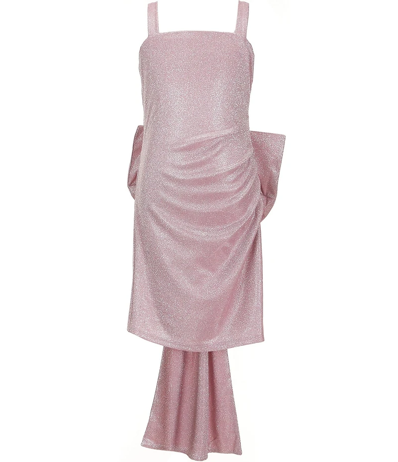 Allison & Kelly Big Girls Sleeveless Sherri Shine Bow Back Dress