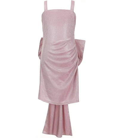 Allison & Kelly Big Girls Sleeveless Sherri Shine Bow Back Dress