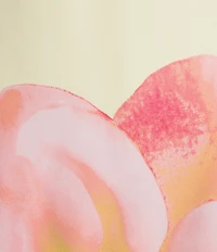 Allison & Kelly Exploded Floral Printed Strapless Scarf Maxi Dress