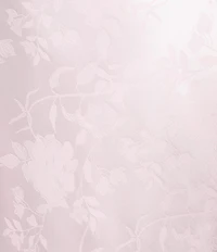 Allison & Kelly Floral Printed Jacquard V-Neck Drape Back Ballgown