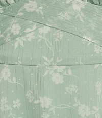 Allison & Kelly Floral Printed Long Sleeve Tiered Romper