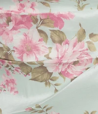 Allison & Kelly Floral Printed Strapless Bow Back Dress