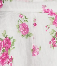 Allison & Kelly Floral Printed V-Neck Romper