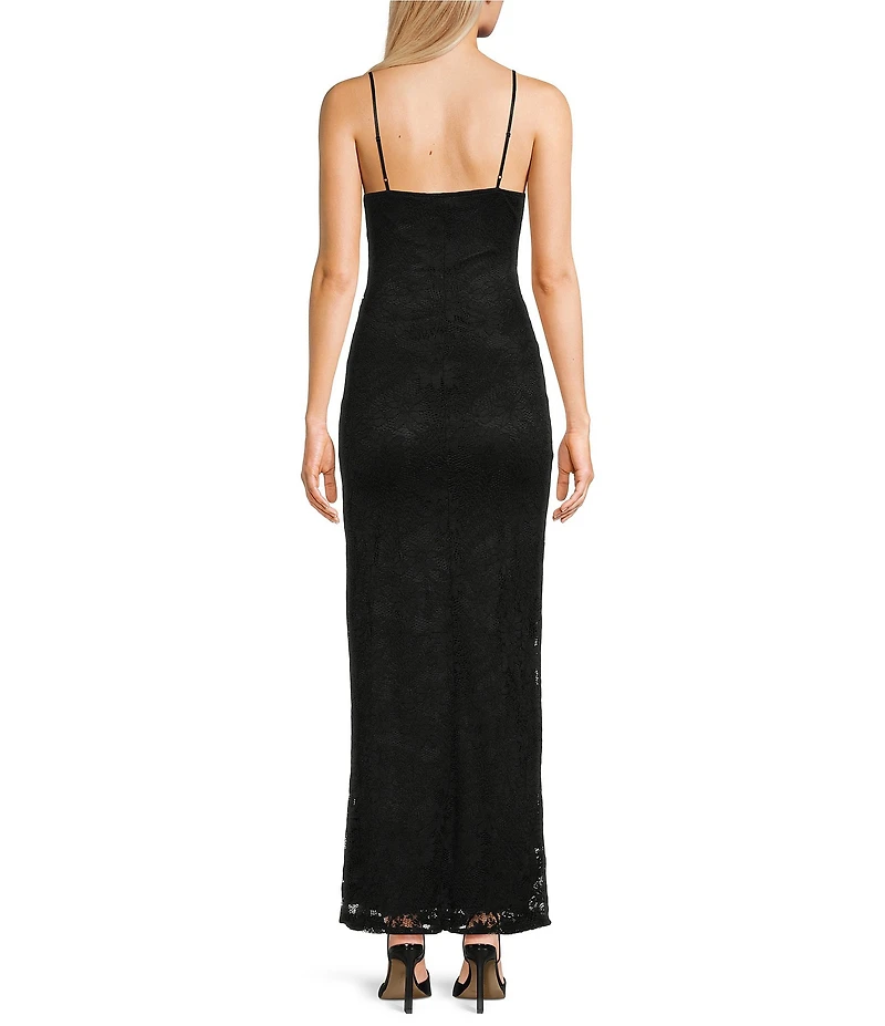 Allison & Kelly Lace Maxi Slip Dress