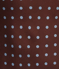 Allison & Kelly Polka Dot V-Neck Lace Trim Dress