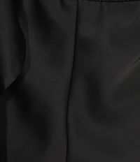 Allison & Kelly Satin Halter V-Neck Scarf Dress