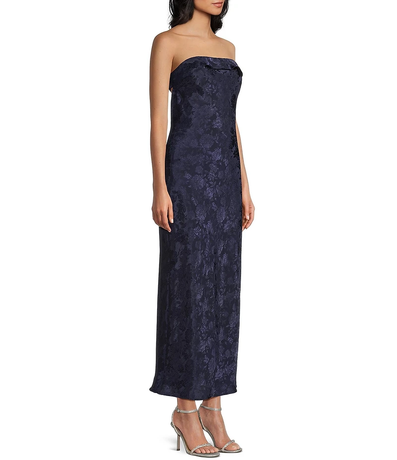 Allison & Kelly Strapless Scarf Midi Dress