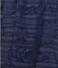 Allison & Kelly Sweetheart Neck Pattern Corset Bodice Side Slit Dress