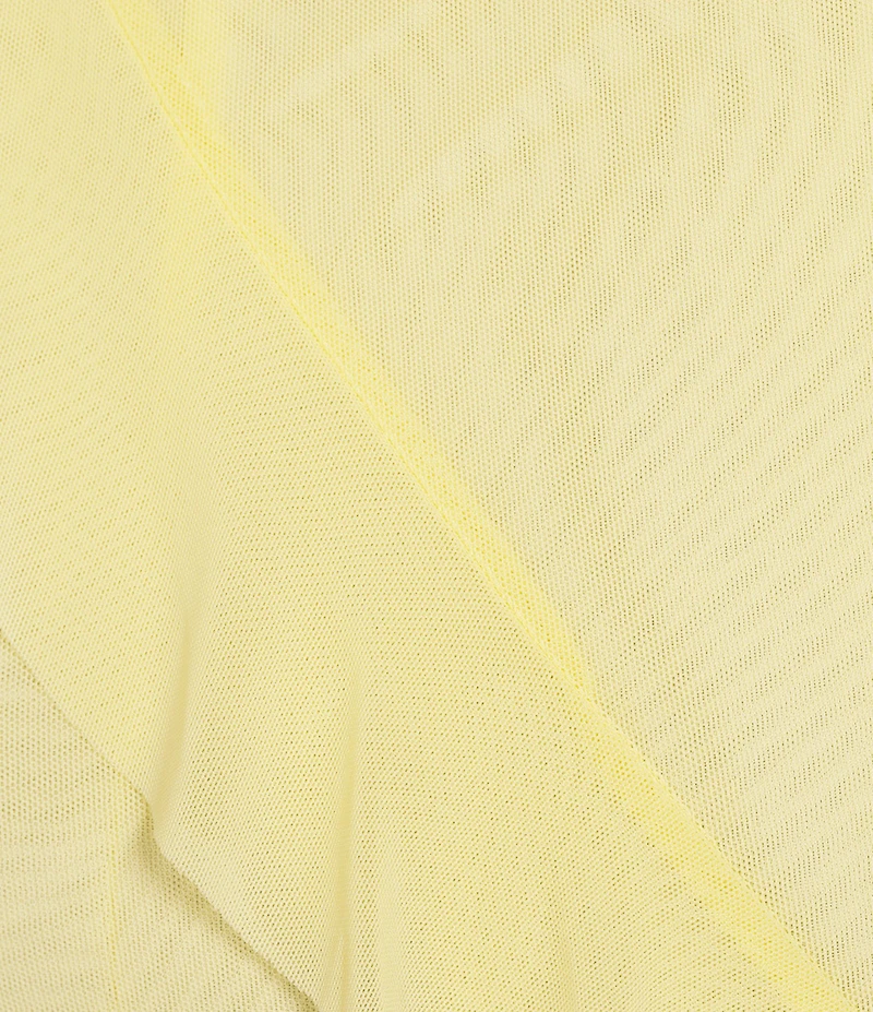 Allison & Kelly V-Neck Asymmetrical Ruffled Maxi Dress