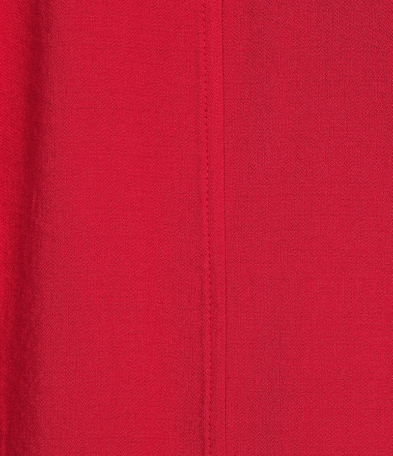Allison Daley Coordinating 3/4 Flounce Sleeve Button Front Point Collar Top