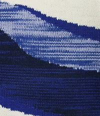 Allison Daley 3/4 Sleeve Crew Neck Curve Hem Sweater