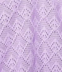 Allison Daley 3/4 Sleeve Open Front Pointelle Cardigan