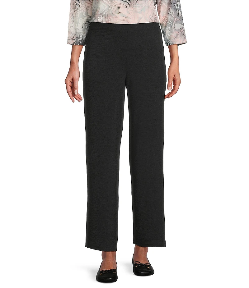 Allison Daley Black Pull-On Straight Leg Soft Pants