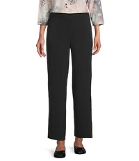 Allison Daley Black Pull-On Straight Leg Soft Pants