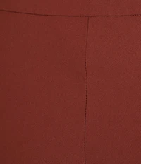 Allison Daley Burnt Henna Stretch Pull-On Straight Leg Pants