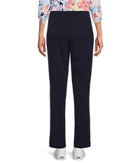 Allison Daley City Stretch Straight Leg Pull-On Pants