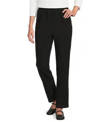 Allison Daley City Stretch Straight Leg Pull-On Pants