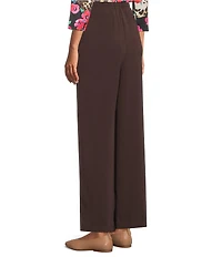 Allison Daley Espresso Pull-On Straight Leg Pants