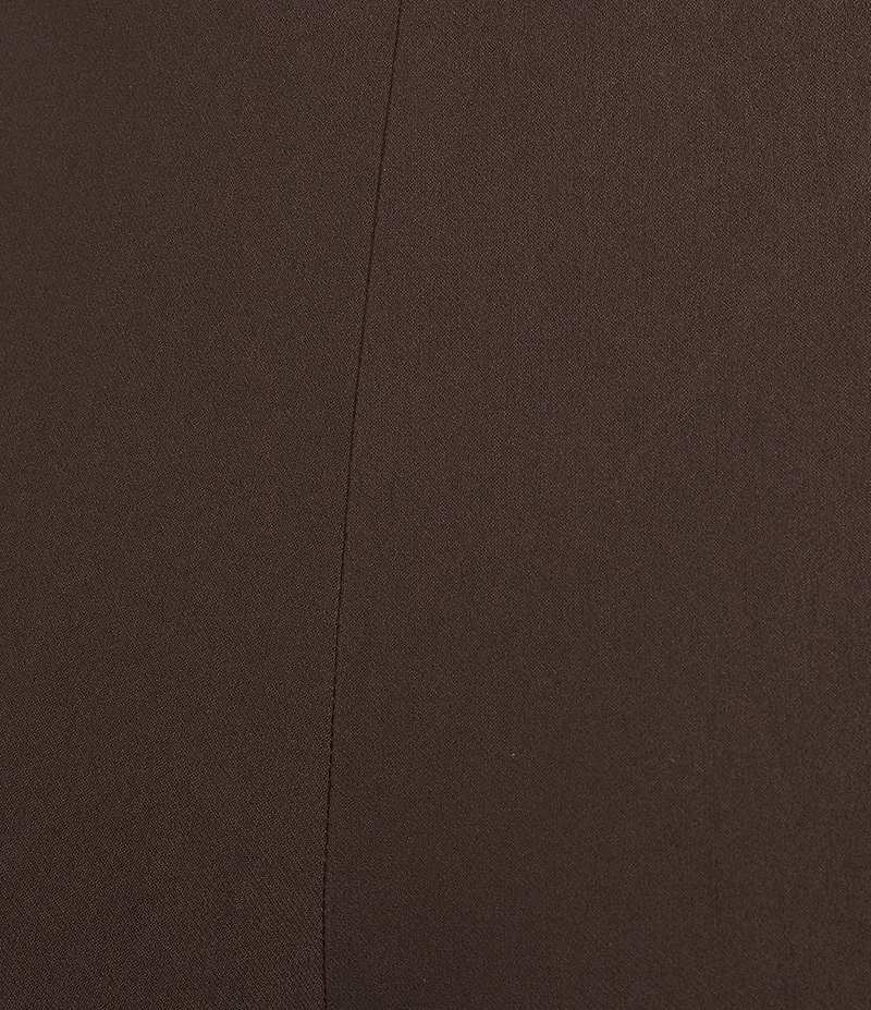 Allison Daley Espresso Stretch Pull-On Straight Leg Pants
