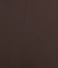 Allison Daley Espresso Stretch Pull-On Straight Leg Pants