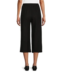Allison Daley Linen Blend Pull-On Capri Pants