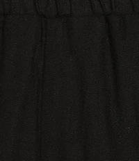 Allison Daley Linen Blend Pull-On Capri Pants