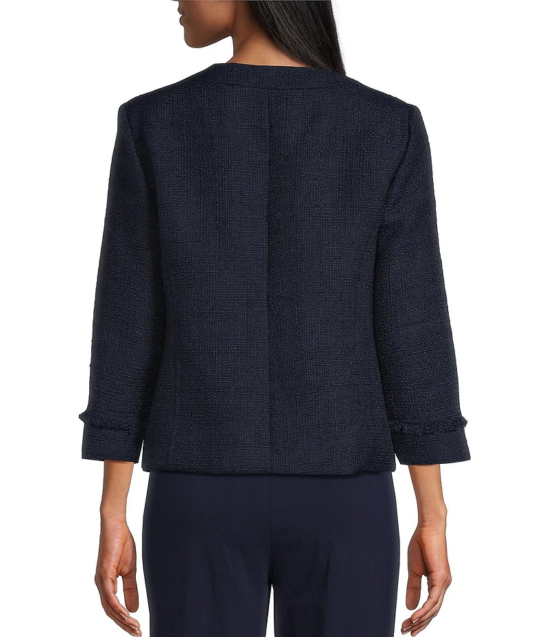 Allison Daley Long Sleeve Full Front Button Lined Jacket