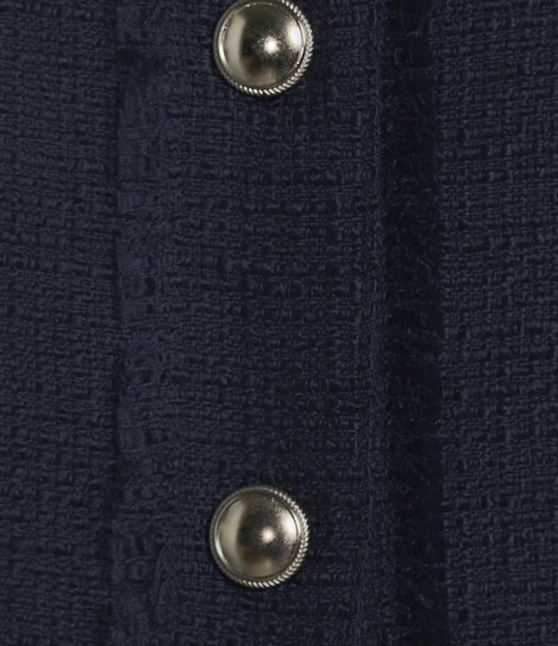 Allison Daley Long Sleeve Full Front Button Lined Jacket