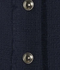 Allison Daley Long Sleeve Full Front Button Lined Jacket
