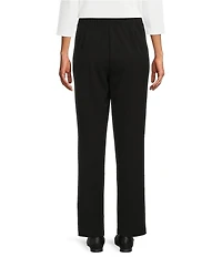 Allison Daley Petite Size City Stretch Straight Leg Pull-On Pants