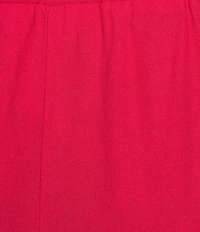 Allison Daley Petite Size Pomegranate Linen Blend Pull-On Capri Pants