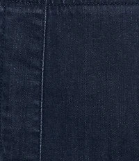 Allison Daley Petite Size Straight Leg Stretch Denim Pull-On Pants